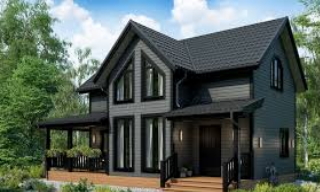 Проекты каркасных домов с террасой от 3702 рублей | Строй-Чрх