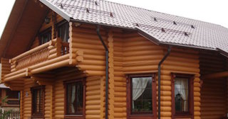 Строительство дома из оцилиндрованного бревна в Черняховске - от 137488 рублей