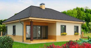Строительство одноэтажных домов Черняховск цена от 24325 руб. м2